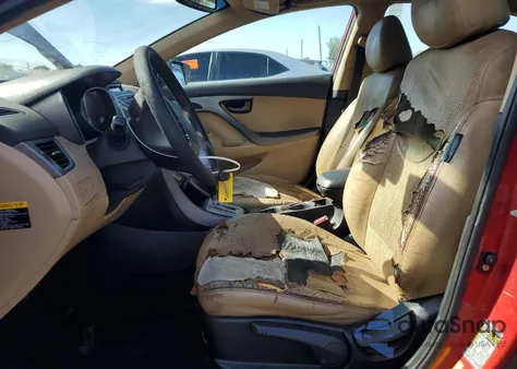 2012 Hyundai Elantra Gls из США, поврежденный, VIN KMHDH4AE4CU335301